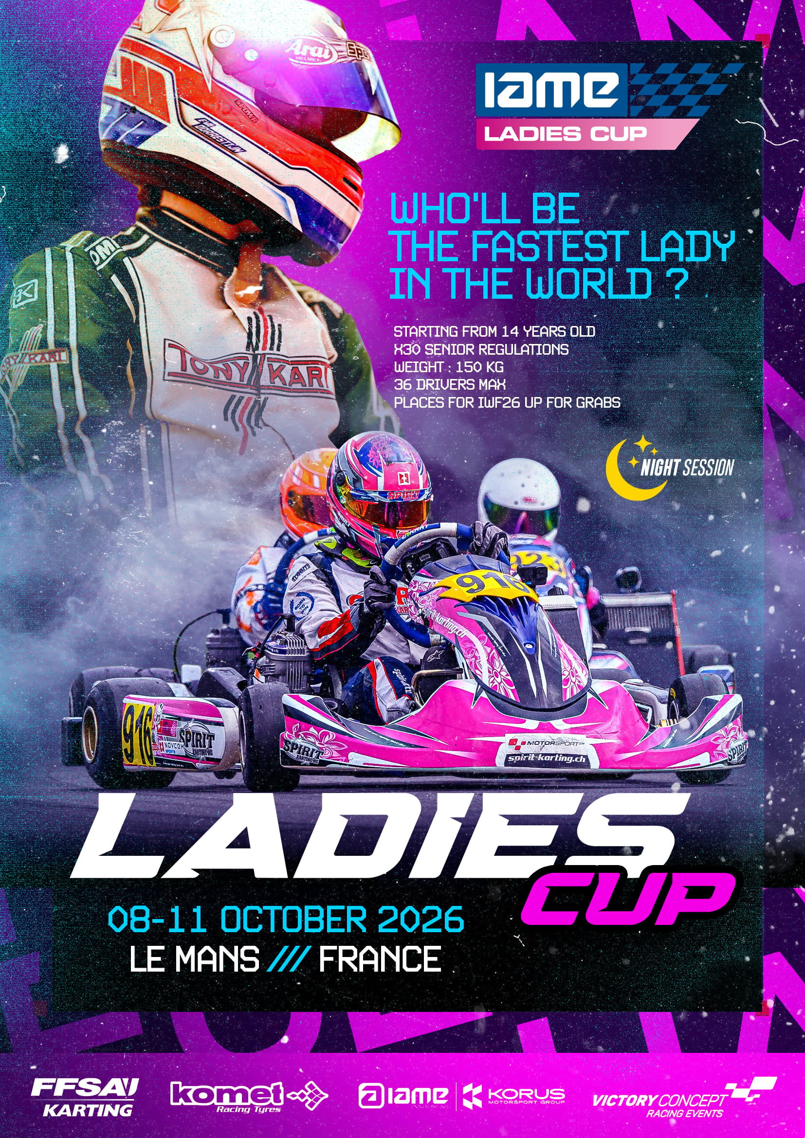 IAME Ladies Cup 2026 – A Celebration of Women’s Karting at Le Mans